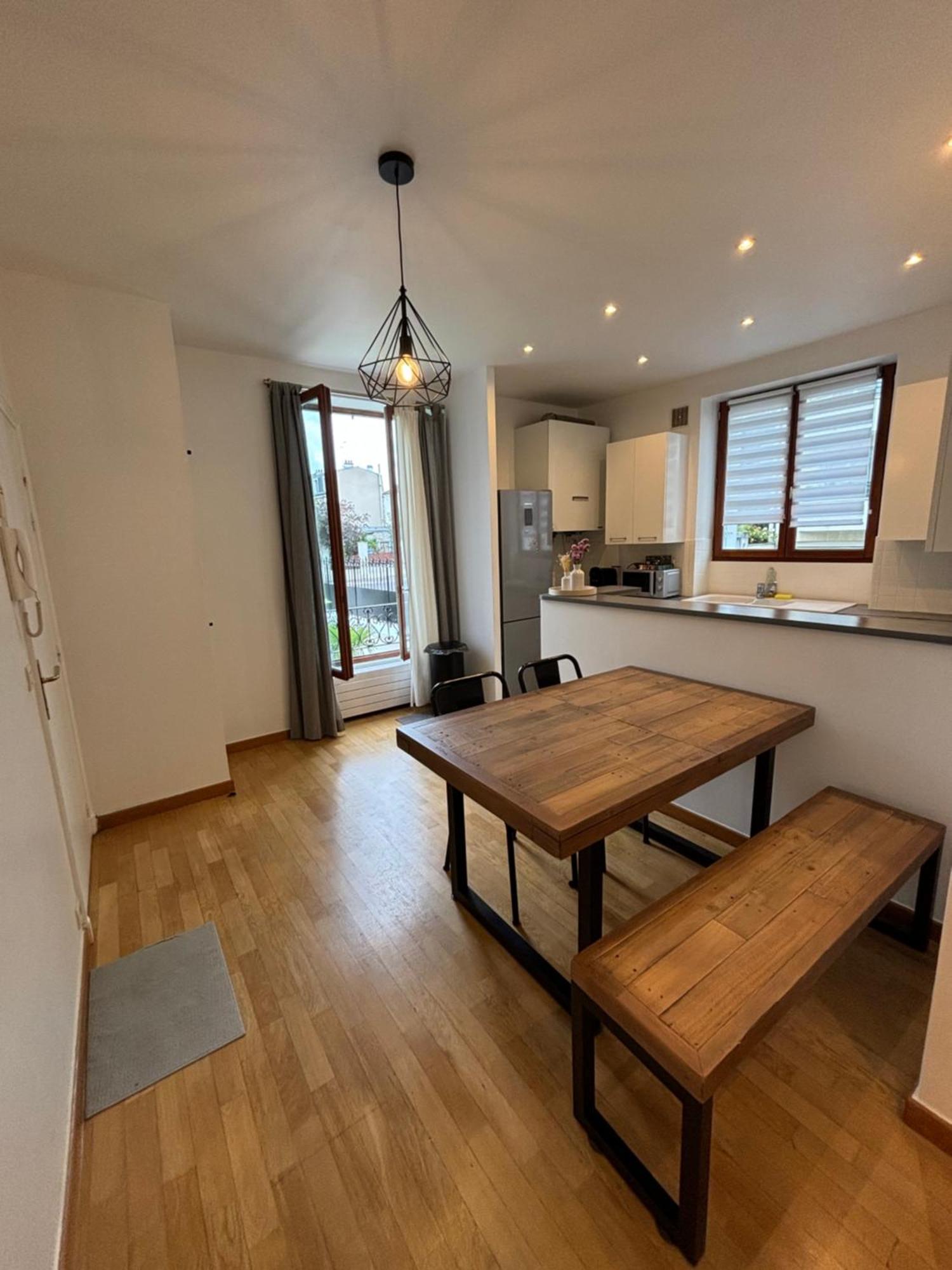 Asnières Appartement 2 Chambres Dans Une Belle Maison A Proximite De Paris מראה חיצוני תמונה