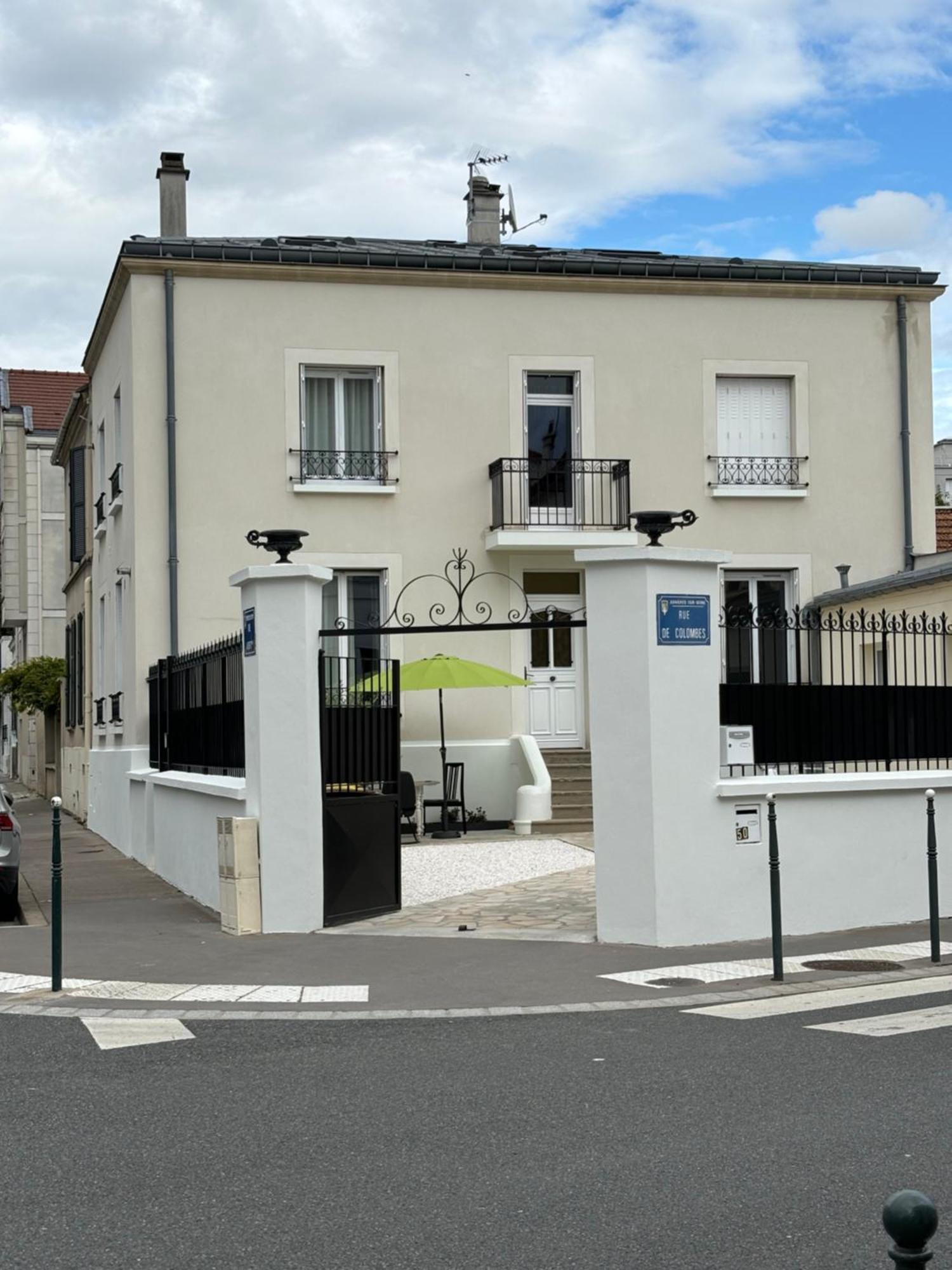 Asnières Appartement 2 Chambres Dans Une Belle Maison A Proximite De Paris מראה חיצוני תמונה